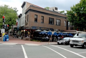 Exterior of bar/restaurant