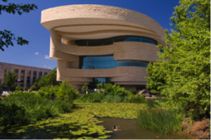 Exterior of the National Museum of the American Indian