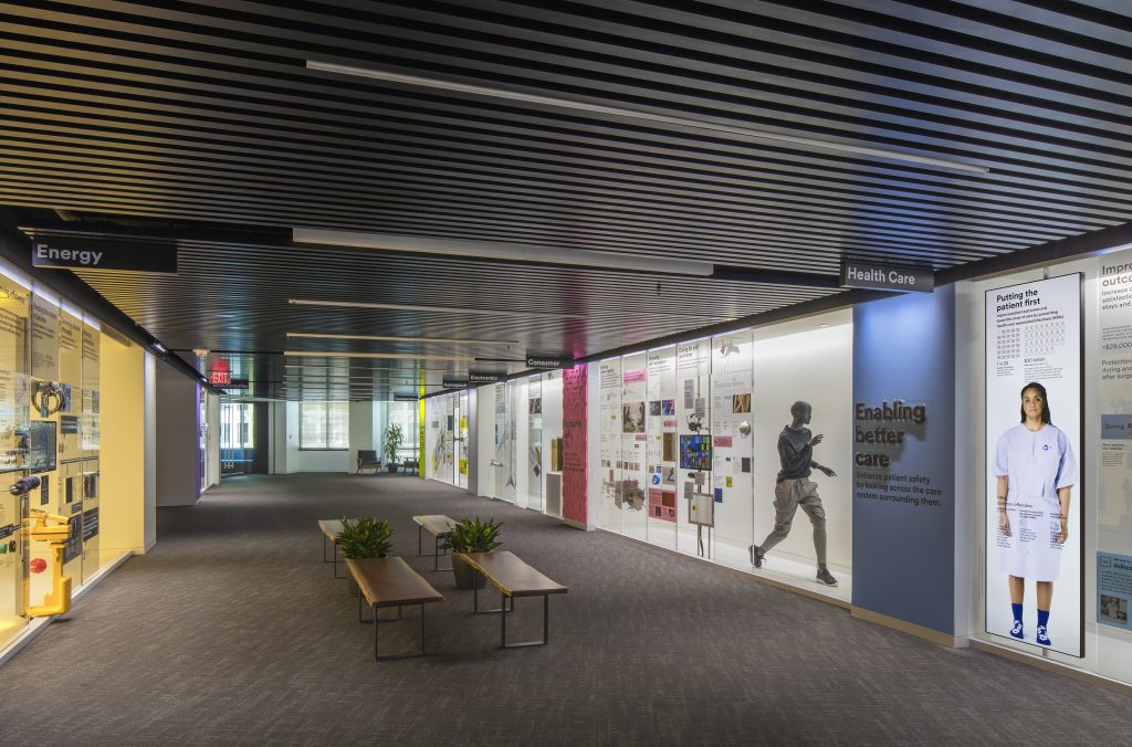Exhibit space at the 3M Innovation Center