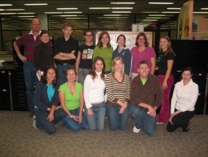 Group portrait in the Georgetown Public Library.