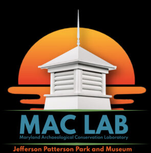 Logo for MAC lab featuring a tower against an orange sunset.