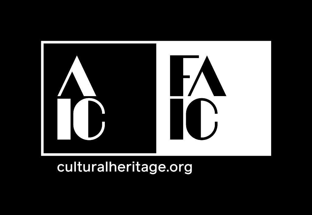 Black-and-white logo with the text AIC / FAIC